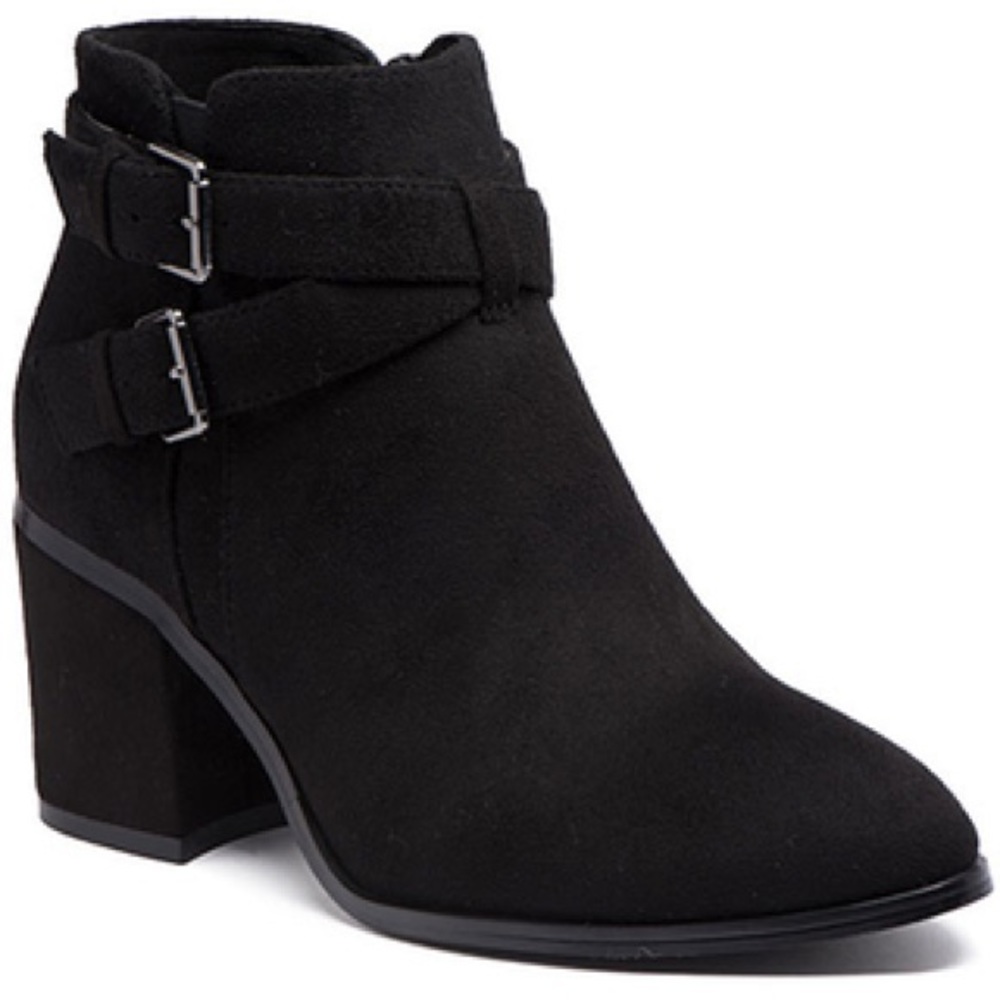 REFRESH Black Grad - 01 Buckle Booties